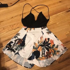 Romper with padding in the top!